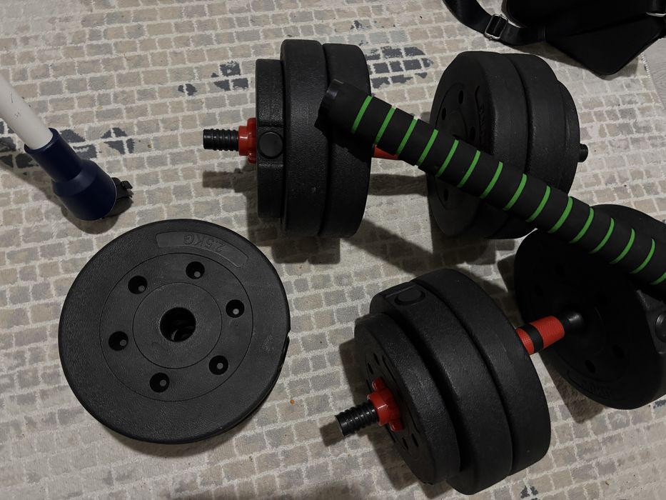 Гантель и штанга трансформер