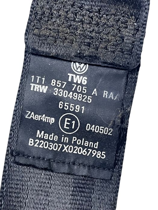 Centura De Siguranta Stanga Fata Volkswagen Touran Facelift 1T1, 1T2
