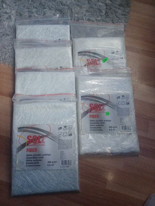 Fibra de sticla  ,toate 6 buc la 60 lei