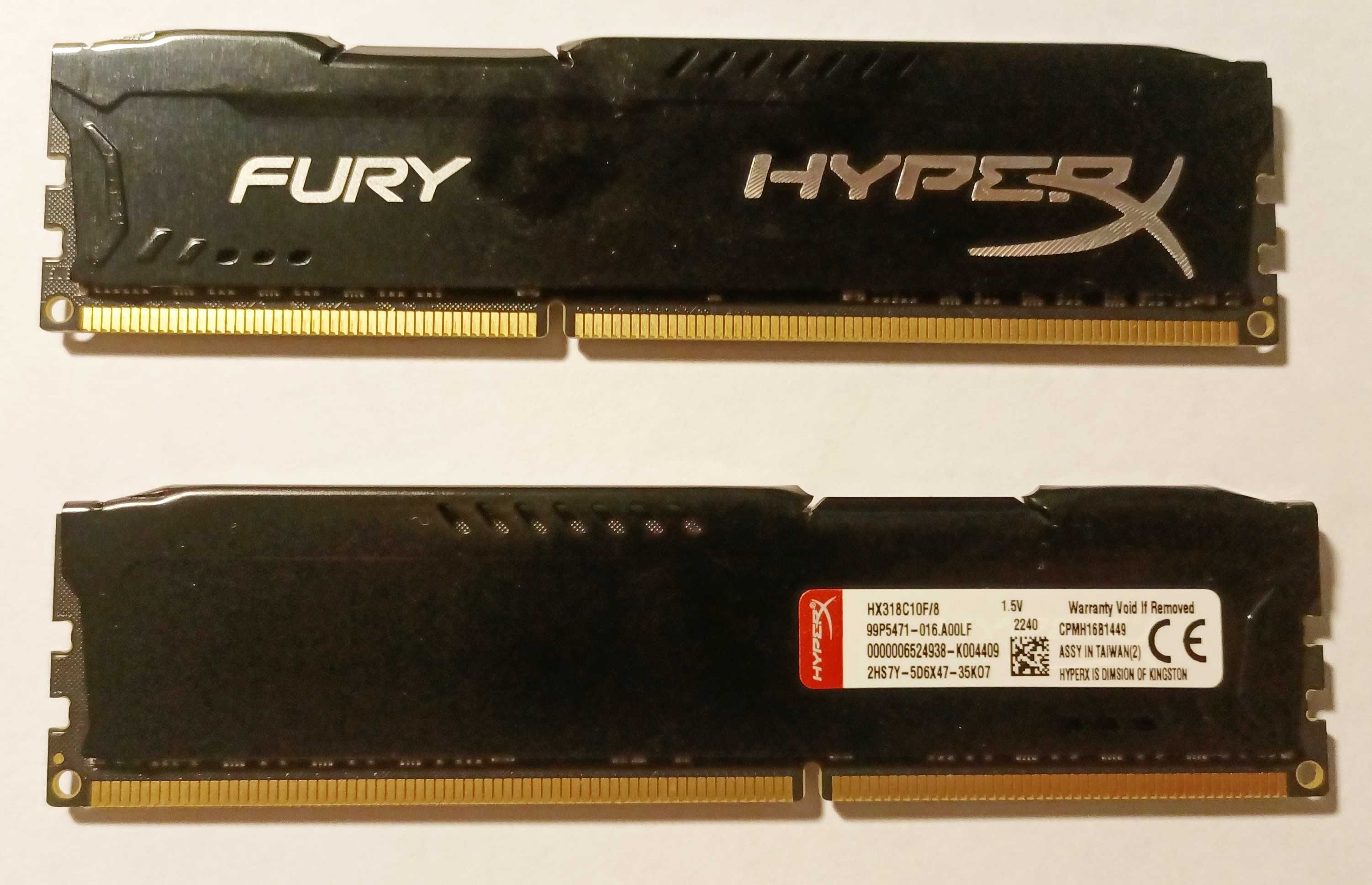 Hyperx 2x8gb. Raw Fury оперативка.