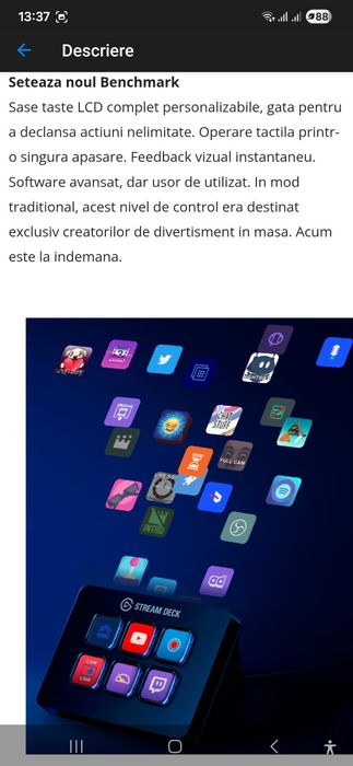 Stream Deck 6 butoane