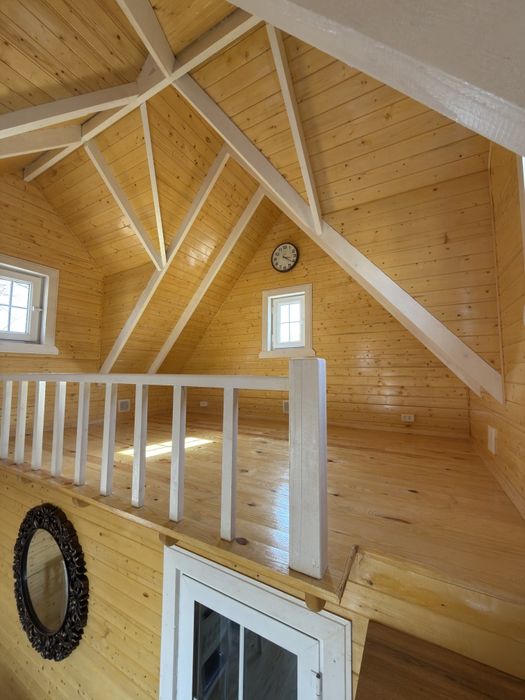 100 foiz tabiiy yog'ochdan uylar