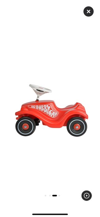 Vand Masinuta Ride-on Big - Bobby Car Clasic, rosu