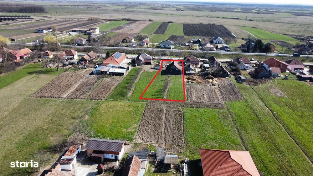 Teren intravilan 1.400 mp, ideal pentru constructia unei case