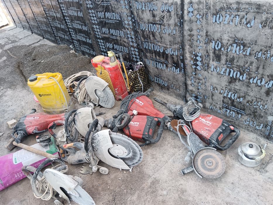 Бетон кесиш асфальт кесиш Бетон тешиш Алмазнае бурения Хилти