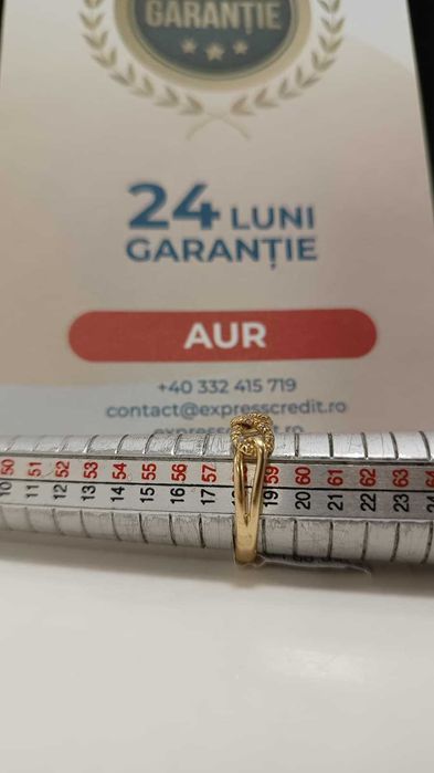 (Ag24) Inel aur 18K 4.13gr B44034.1- Garantie 2 ani