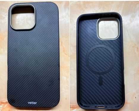 Husă Vetter Kevlar Aramid MagSafe iPhone 16 Pro Max
