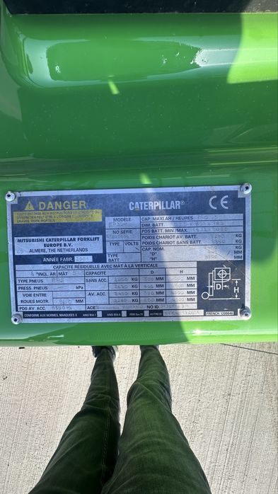 Stivuitor electric CATERPILLAR EP30K Tonaj Mare
