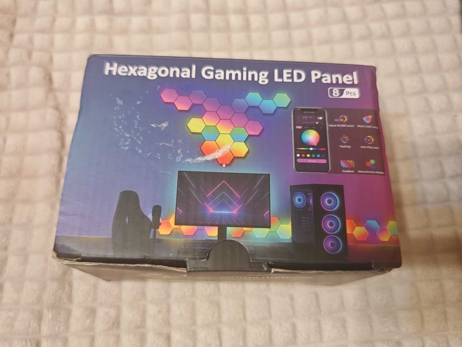 Hexagonal Gaming LED панели RGB 8 бр смарт осветление