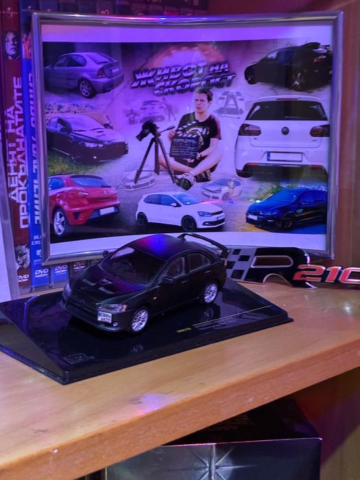 Количка-играчка Митсубиши Ево 10