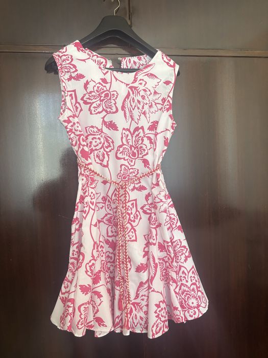 Лятна рокля разкроена с коланче