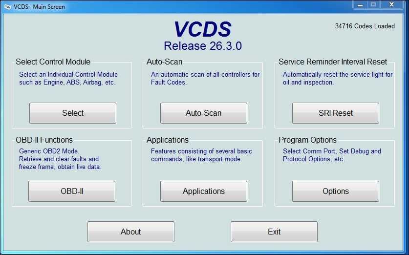 Tester auto Hex Can V2 VCDS VAG COM 26.3 Eng - Rom  UPDATE  2026
