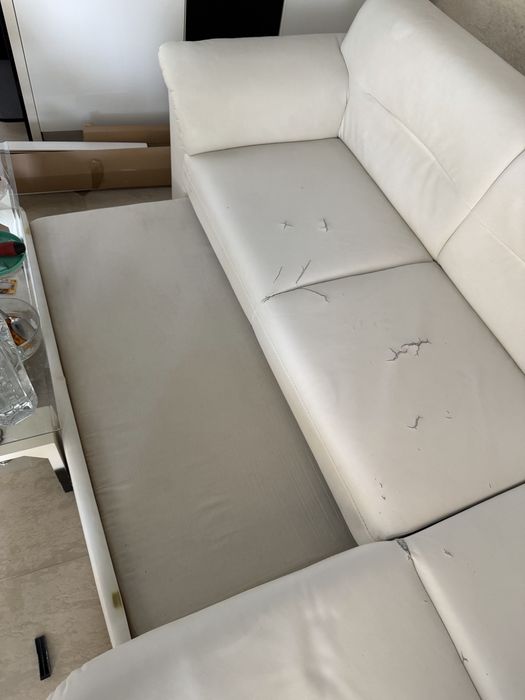 Coltar extensibil 250x155 piele ecologica cu lada