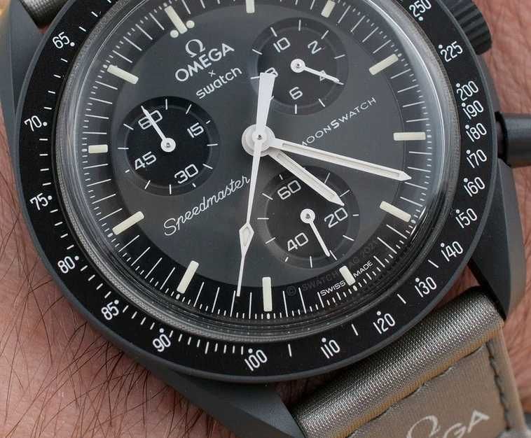Ceas SWATCH X OMEGA MISSION TO MERCURY-Chronograf Superb Nou 2026 !!