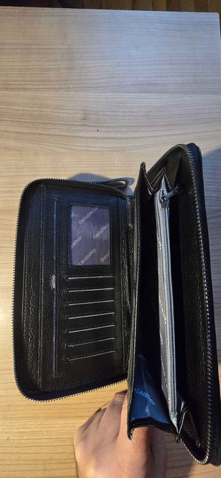 Голям Мъжки портфейл чанта клънч