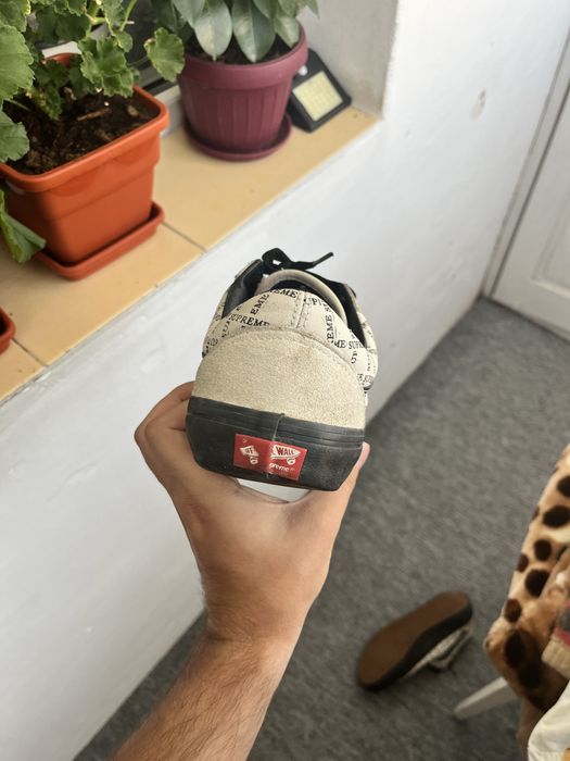 Vans old school x supreme