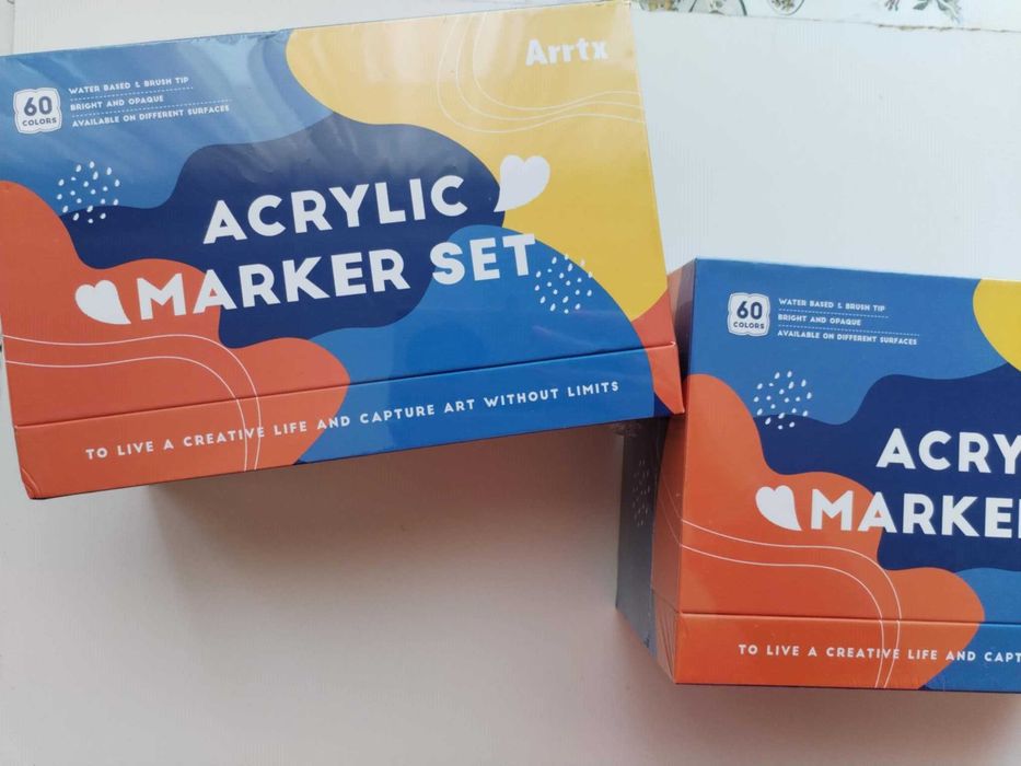 Маркери Acrylic Marker Set 60 цвята