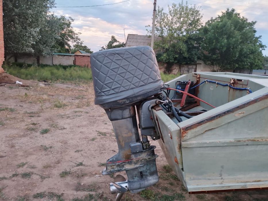 Лодка в Астрахане