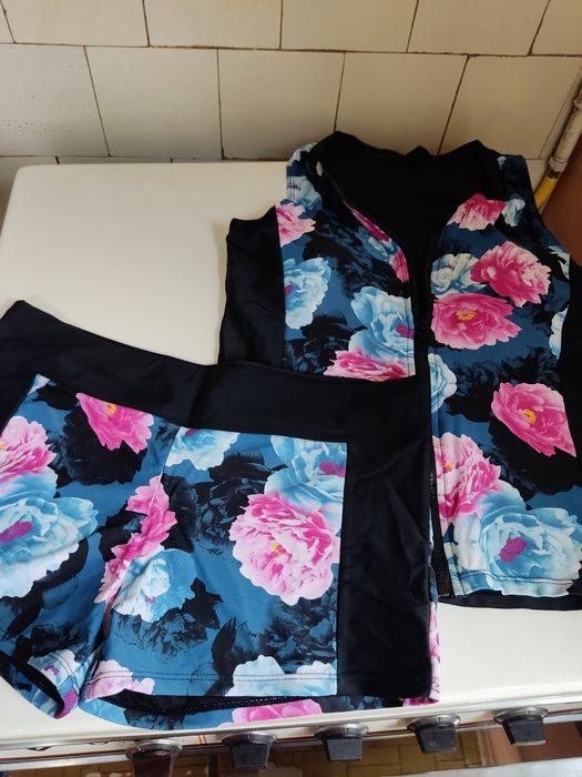 Купальник танкини на молнии