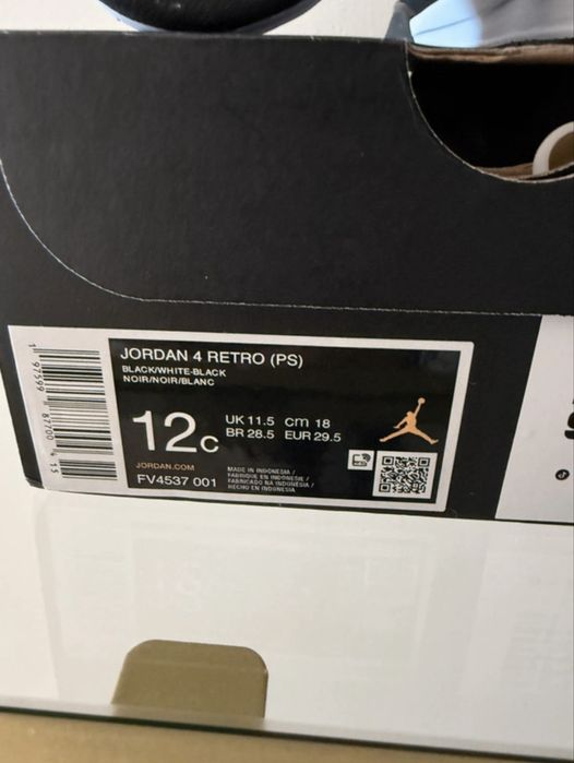 Jordan 4 White Thunder
