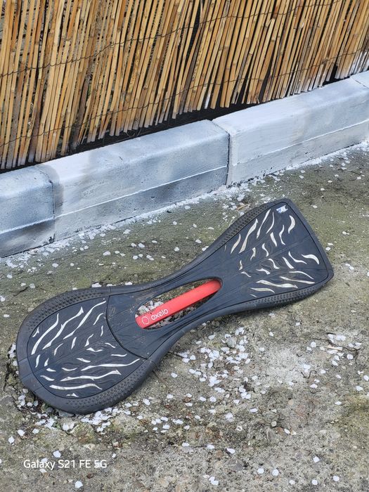 Waveboard oxelo rosu/negru