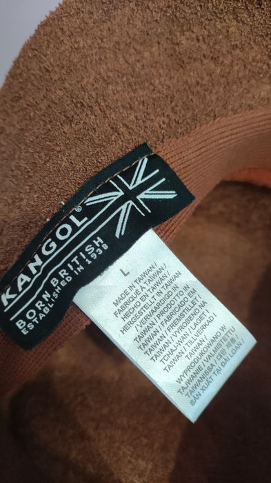 KANGOL Bucket hat L size шапка идиотка в отлично състояние