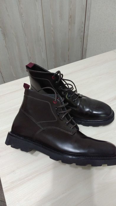 Продаются мужские ботинки кожаные европейского производства. Скидка.