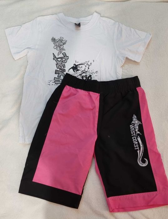 Сет тениска и панталонки за момиче ръст 134/140, марка ellos