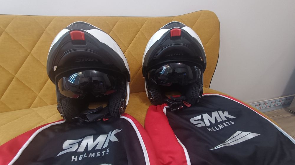 Каска за мотор SMK Gulling solid