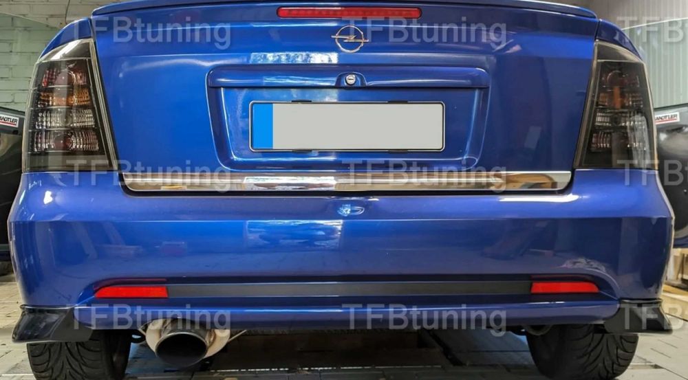 Flapsuri fusta lip spoiler bara spate coltare OPEL ASTRA G