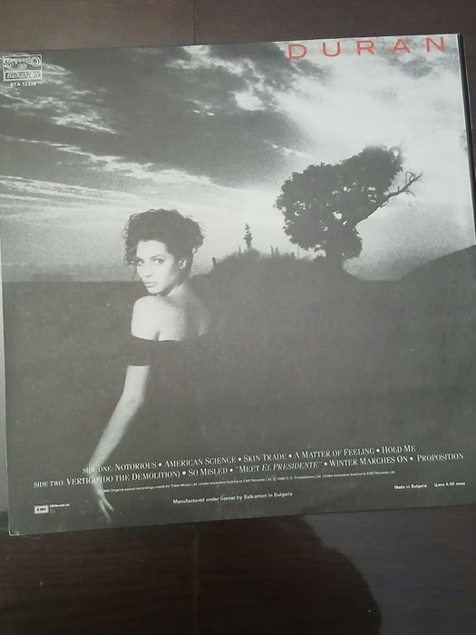 Грамофонна плоча DURAN -NOTORIOUS