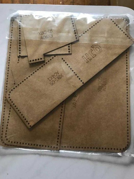 Набор шаблонов для кожи кошелек