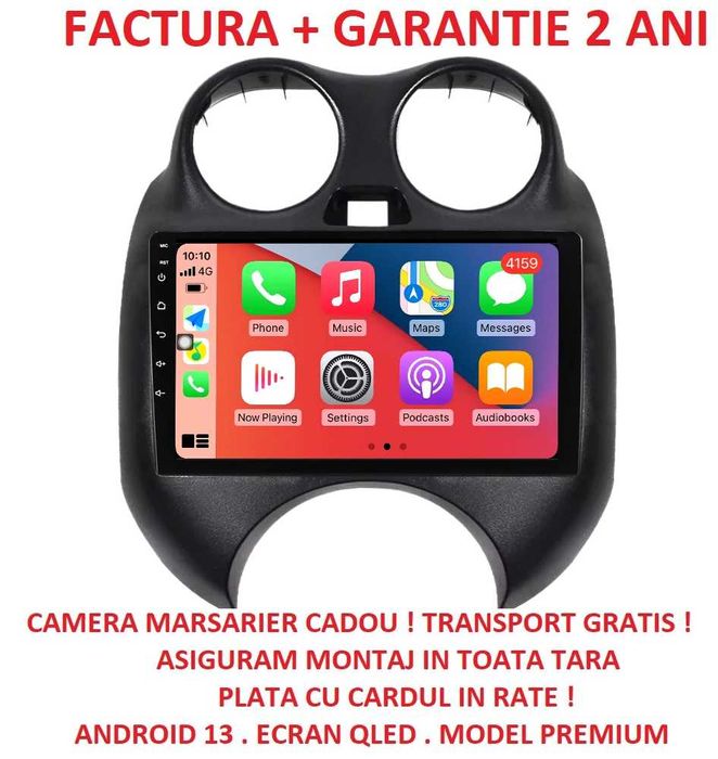 Navigatie Nissan March 2010 - 2013,  2GB 4GB 8GB Garantie Camera