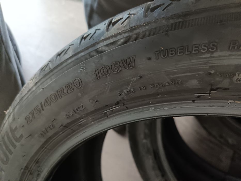 Anvelope vara 275 40 20 Bridgestone runflat 2022 5.5mm