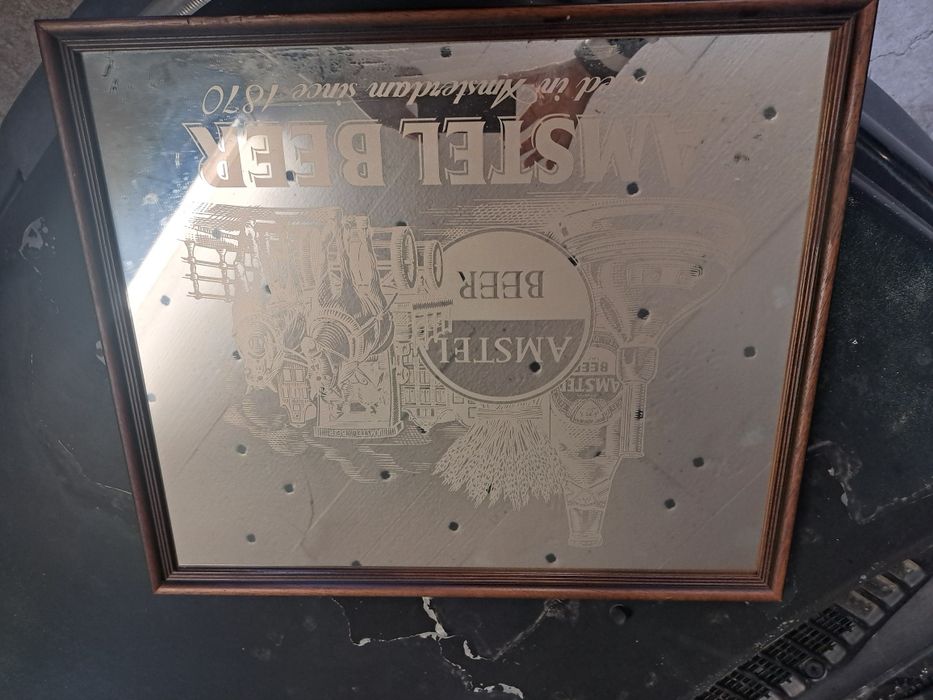 Картина  реклама на бира амстел  Снимка Деветият вал на Айвазовски