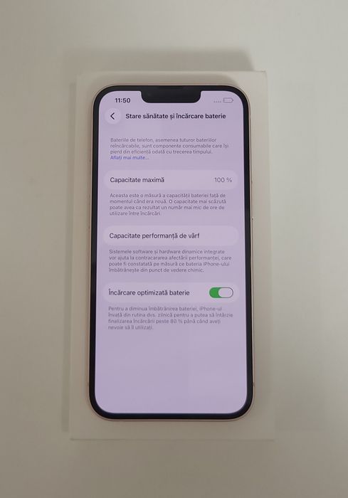 iPhone 13 128GB Pink | Baterie 100% | Impecabil 10/10 | Full Box