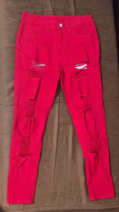 Мъжки червени дънки