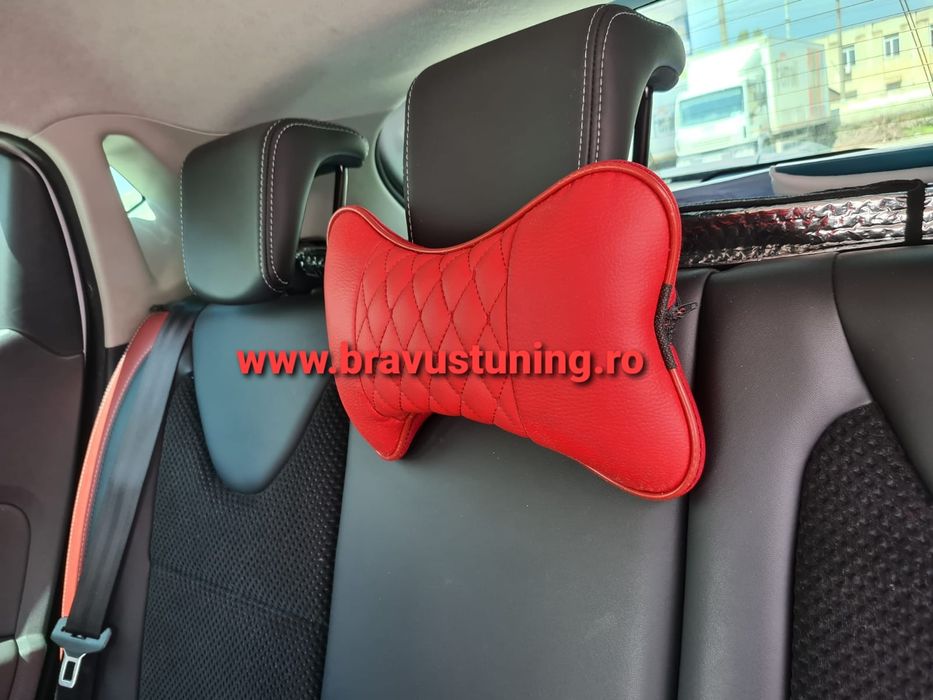 Perne tetiera auto set de 2 buc PIELE ECOLOGICA Confort
