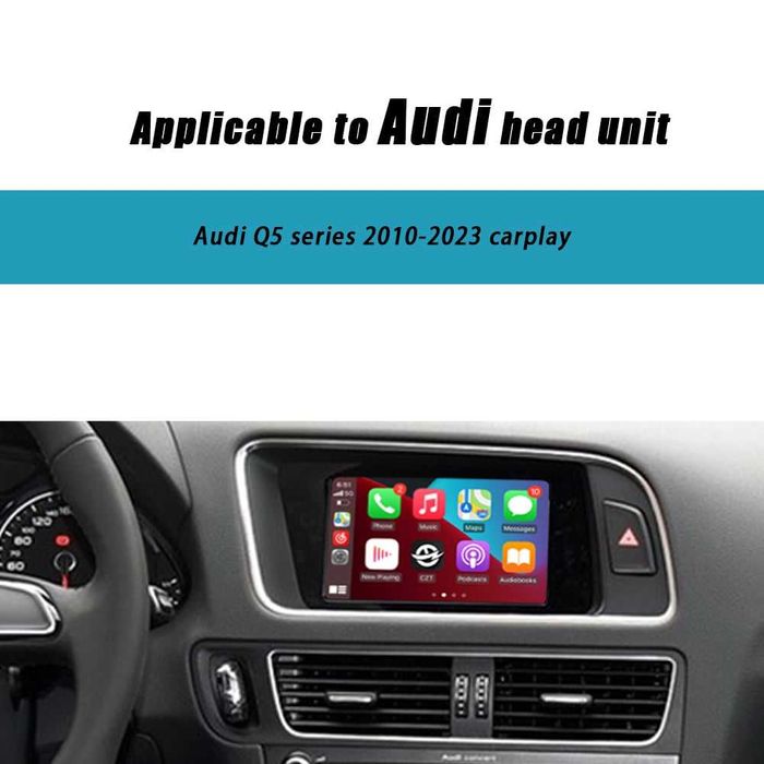 CarPlay / Android Auto модул за Audi Q5 (2010–2020, MMI 2G / 3G / MIB)