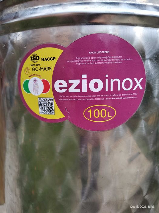 Vand butoi inox 100 litrii