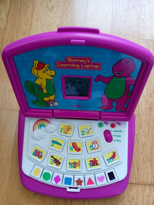 Laptop educational jucarie Barney's Learning