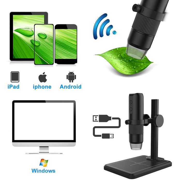 WiFi Микроскоп Микраскоп Mikroskop Mikraskop Microscope. Оригинал HD