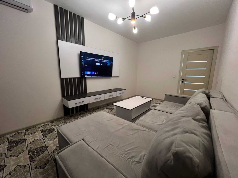 3-комн в Olmazar City | 2 кровати + TV 55" |Только Семейным |Посуточно