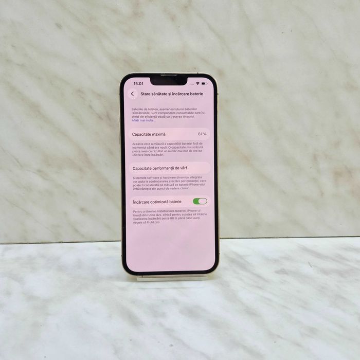 iPhone 13 Pro, 128GB, 5G Gold 81% baterie Zeus Amanet Militari 36117
