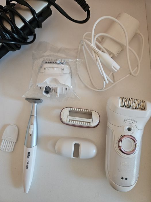 Епилатор Braun Silk epil 9 + преса