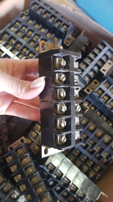 Клеммы 6-ти рядные