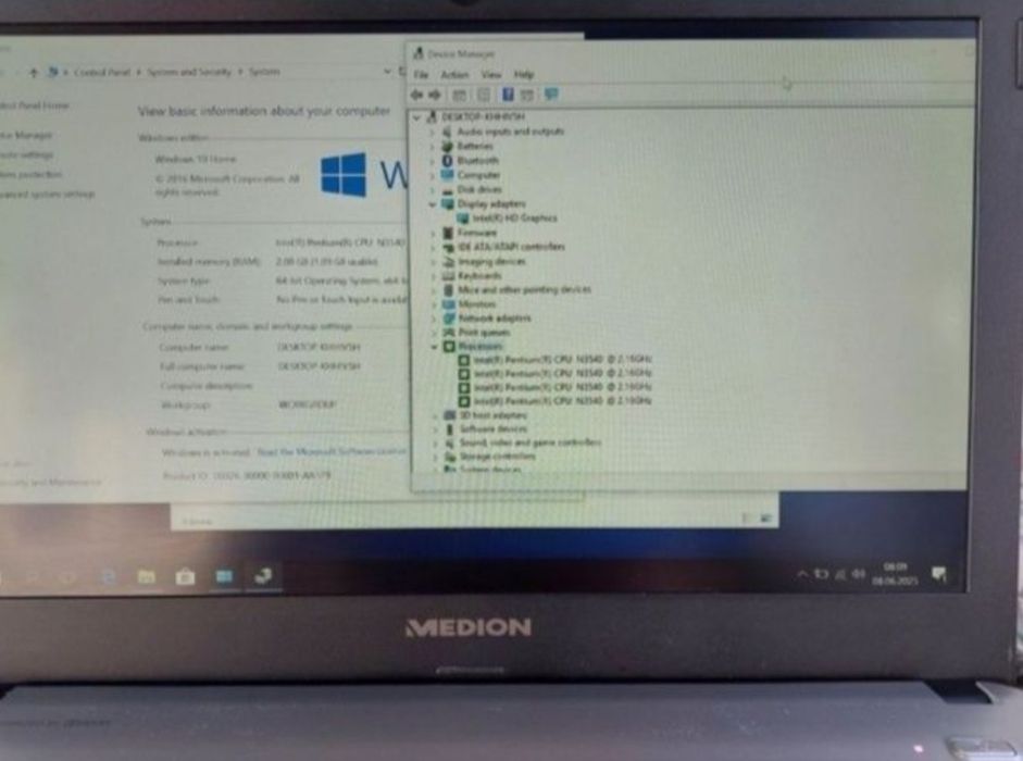 Laptop Medion Akoya Celeron