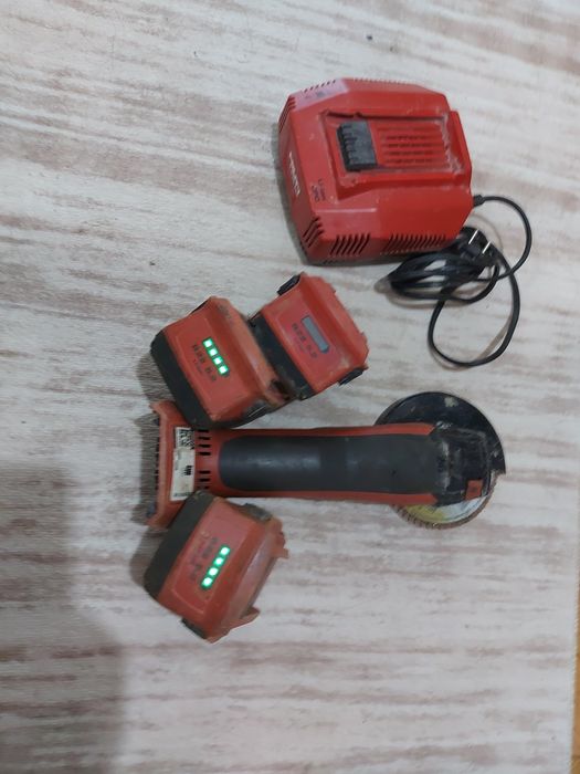 Hilti, акумулаторен шлайф!