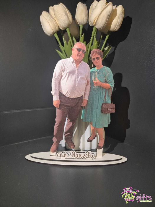 3D дървена статуетка