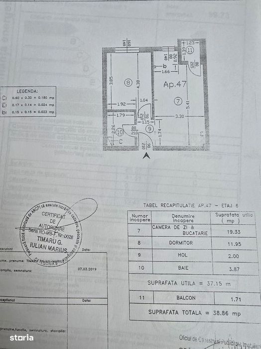 Proprietar, vând apartament 2 Camere in Militari Residence-Tineretului